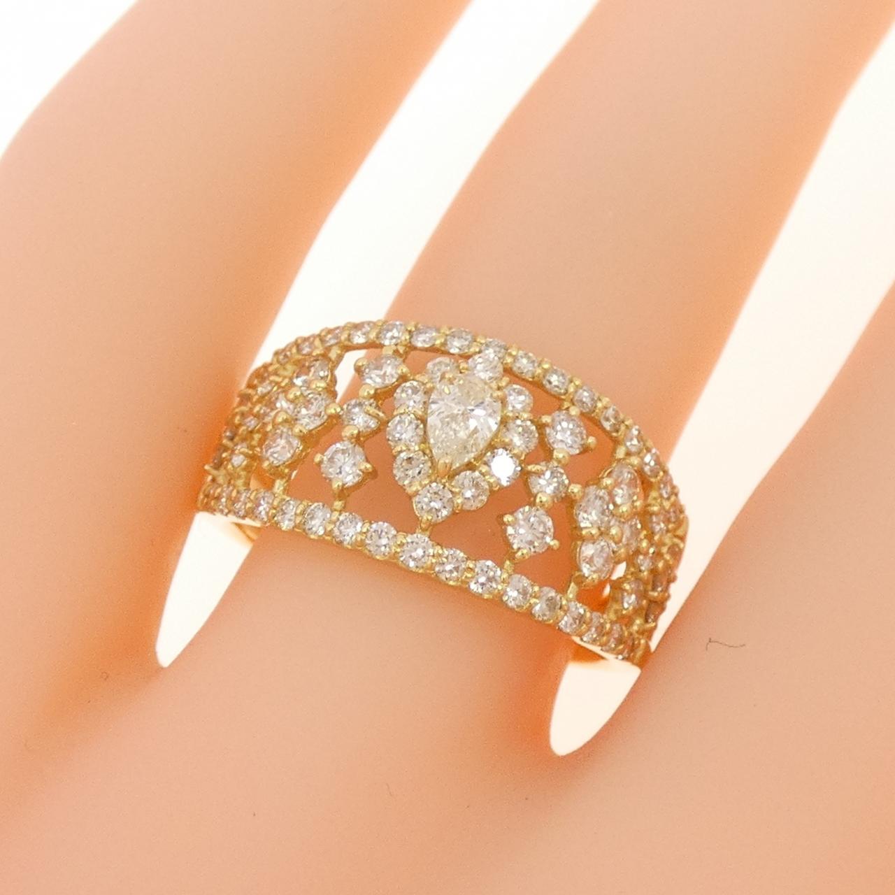 【新品】K18YG ダイヤモンド リング 1.00CT