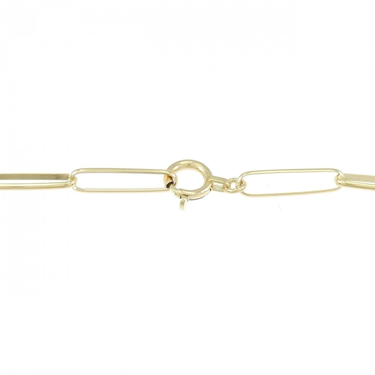 【新品】K18YG フラワー ダイヤモンド ブレスレット 0.22CT