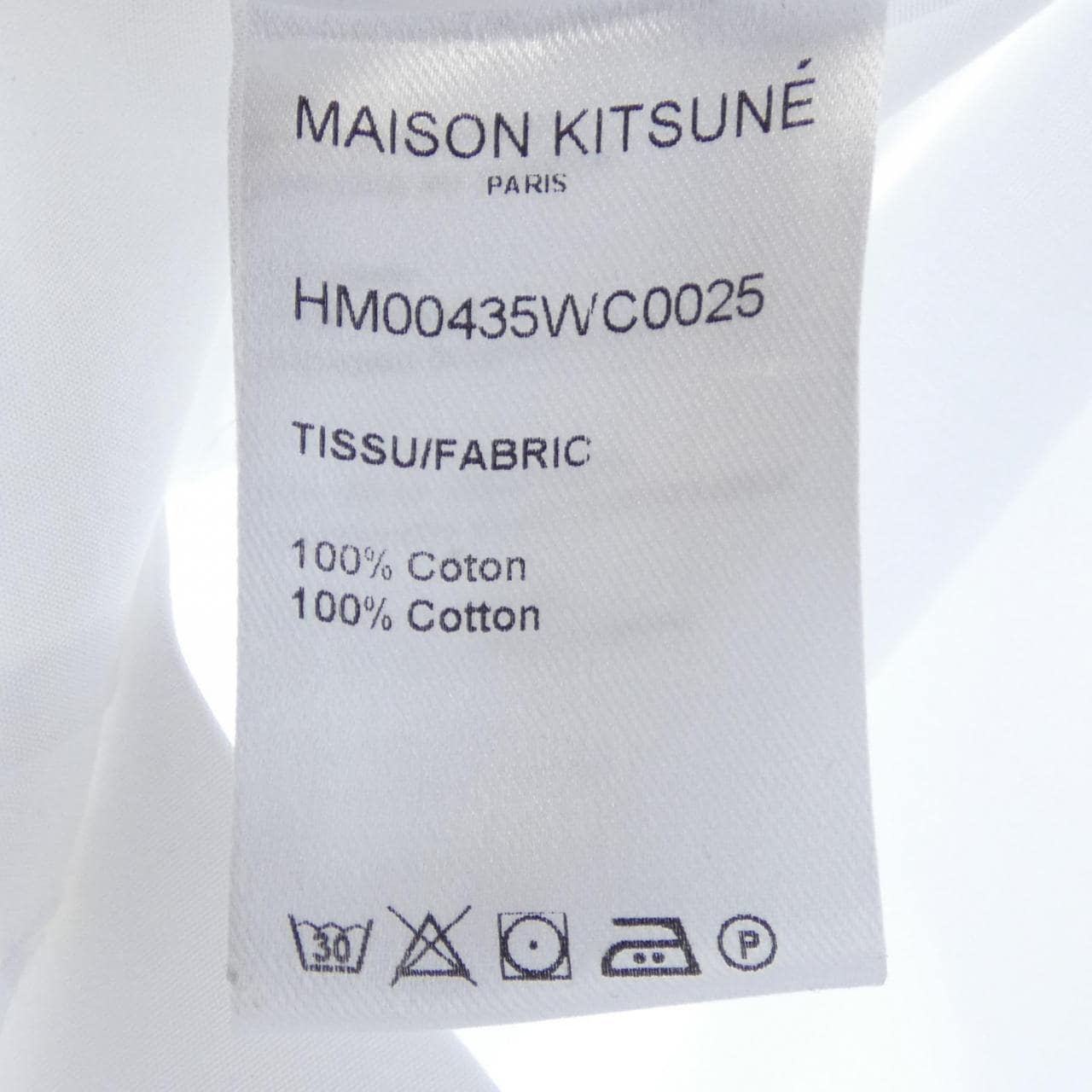 メゾンキツネ MAISON KITSUNE HM00435WC0025 シャツ