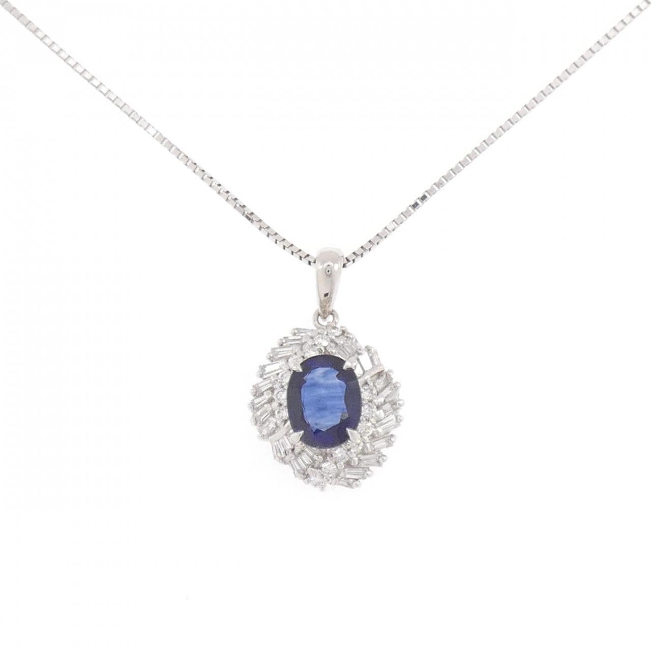 PT900/PT850 サファイヤ ネックレス 2.18CT