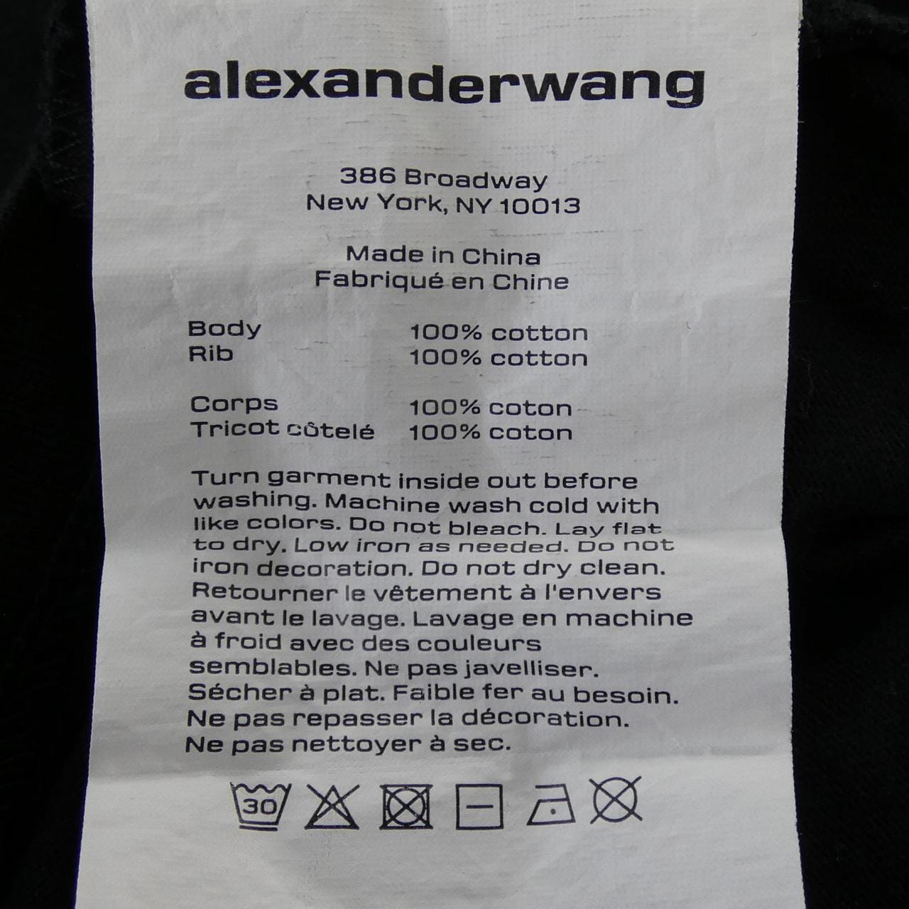 アレキサンダーワン ALEXANDER WANG 4CC3221358 Tシャツ