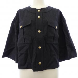 セリーヌ CELINE クロップトップ トリオンフ 2B708561F ノーカラージャケット