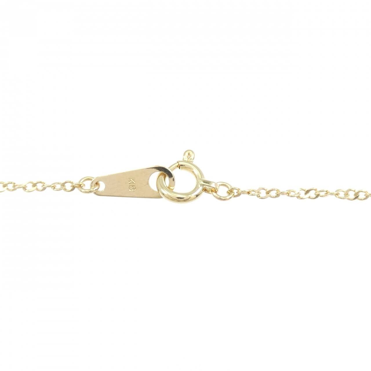 K18YG ダイヤモンド ネックレス 0.18CT