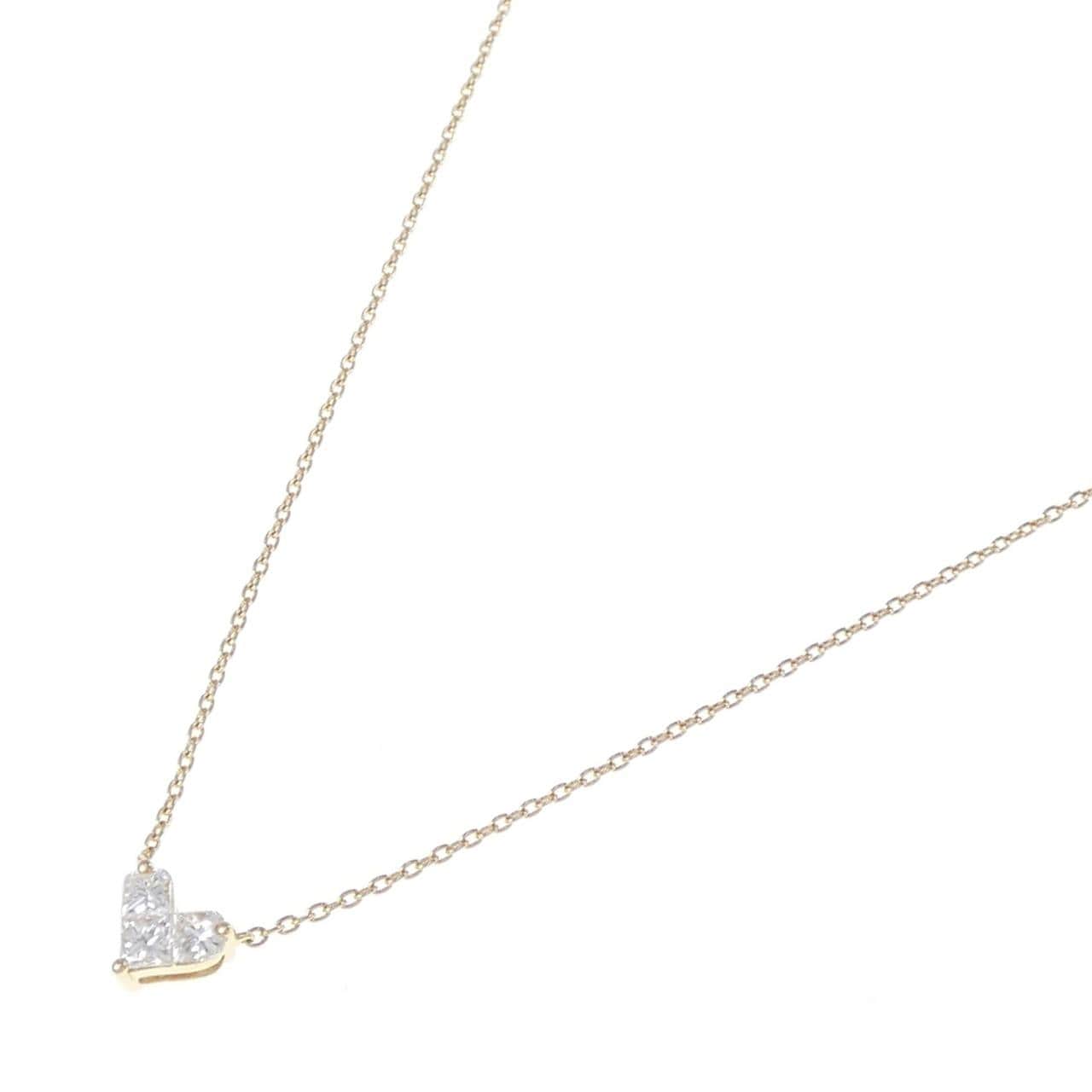 STAR JEWELRY Mysterious Heart Necklace 0.28CT