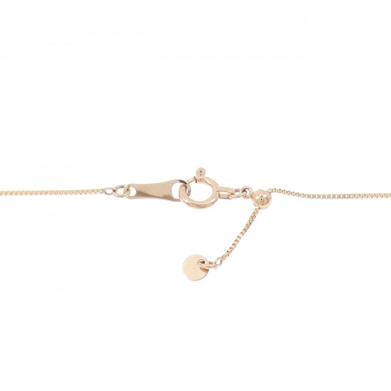 K18PG サファイヤ ネックレス 0.37CT