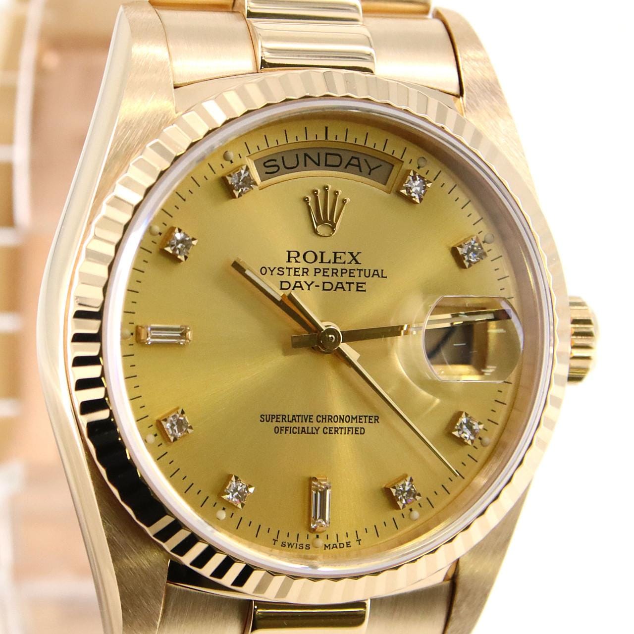 ROLEX Day Date 18238A.YG自動上弦L number