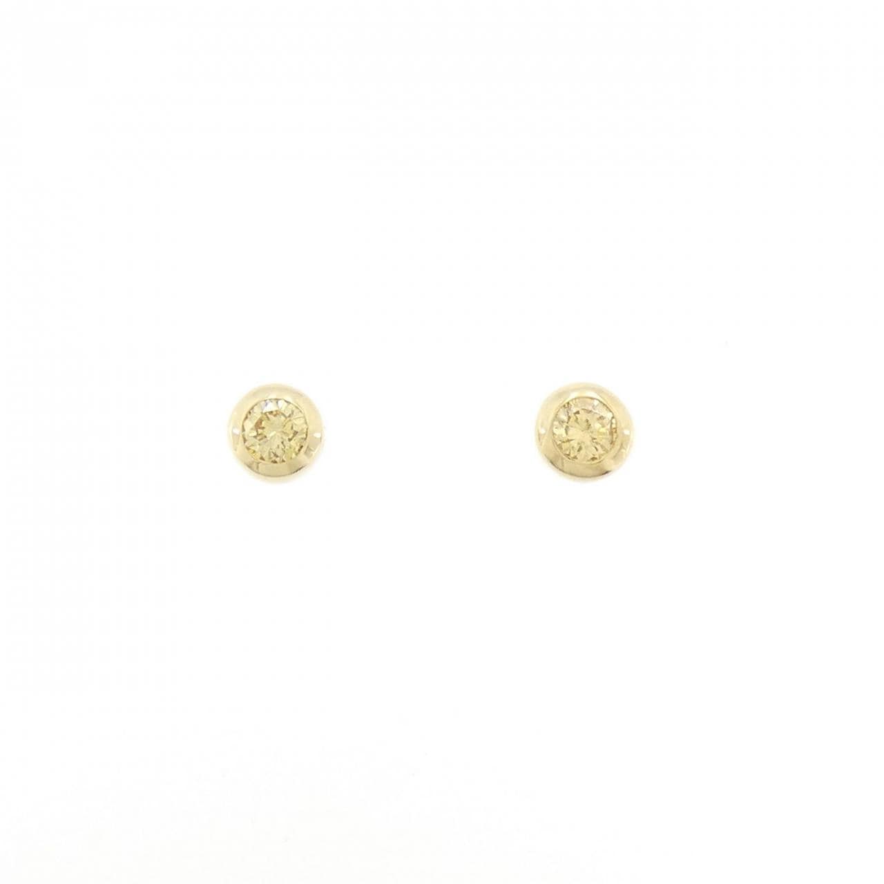 K18YG Diamond earrings 0.20CT