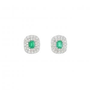 [BRAND NEW] PT Emerald Earrings 0.35CT