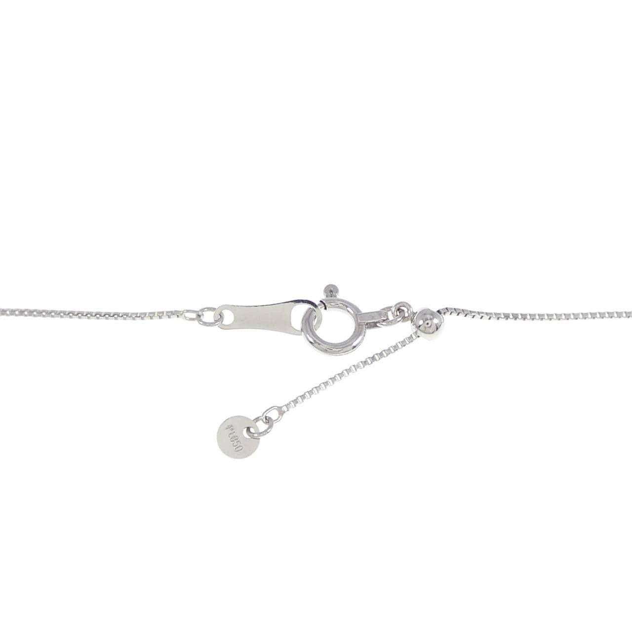 【新品】PT900/PT850 ダイヤモンド ネックレス 0.16CT