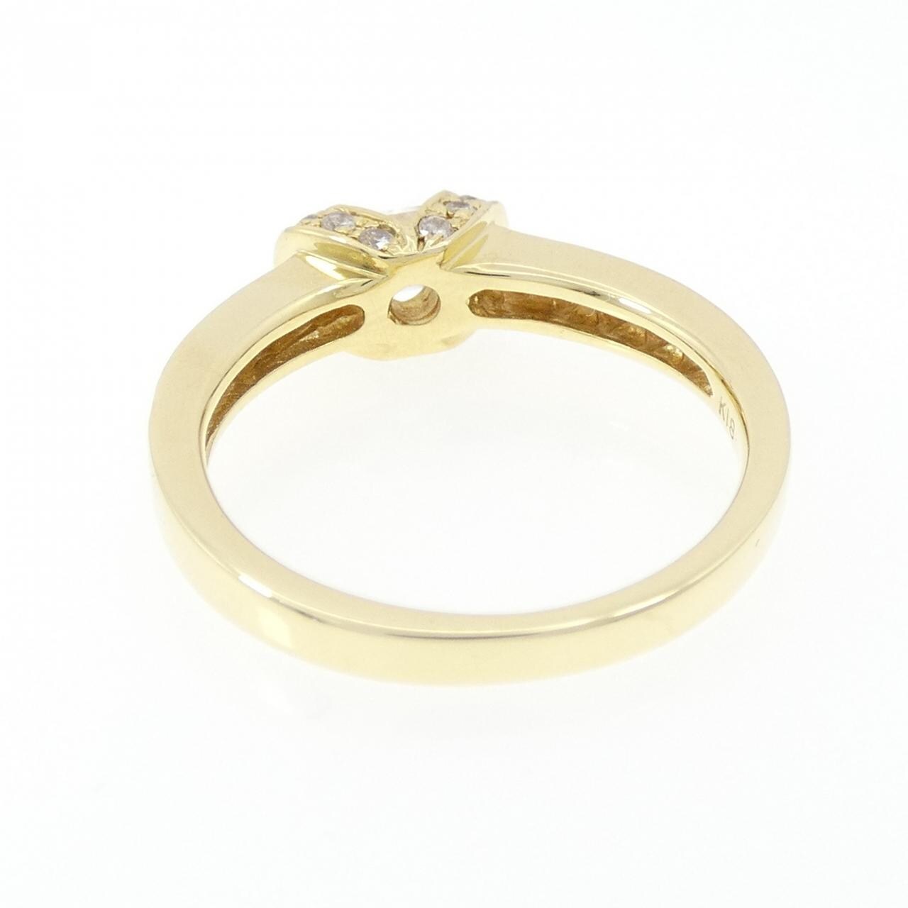 K18YG ダイヤモンド リング 0.313CT