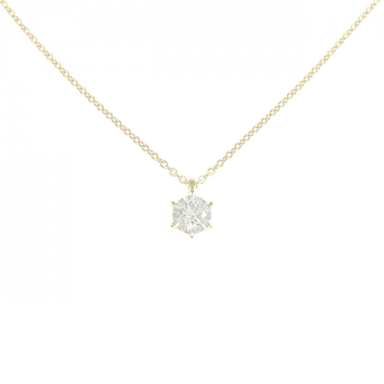 【リメイク】K18YG ダイヤモンド ネックレス 0.307CT G I1 VG