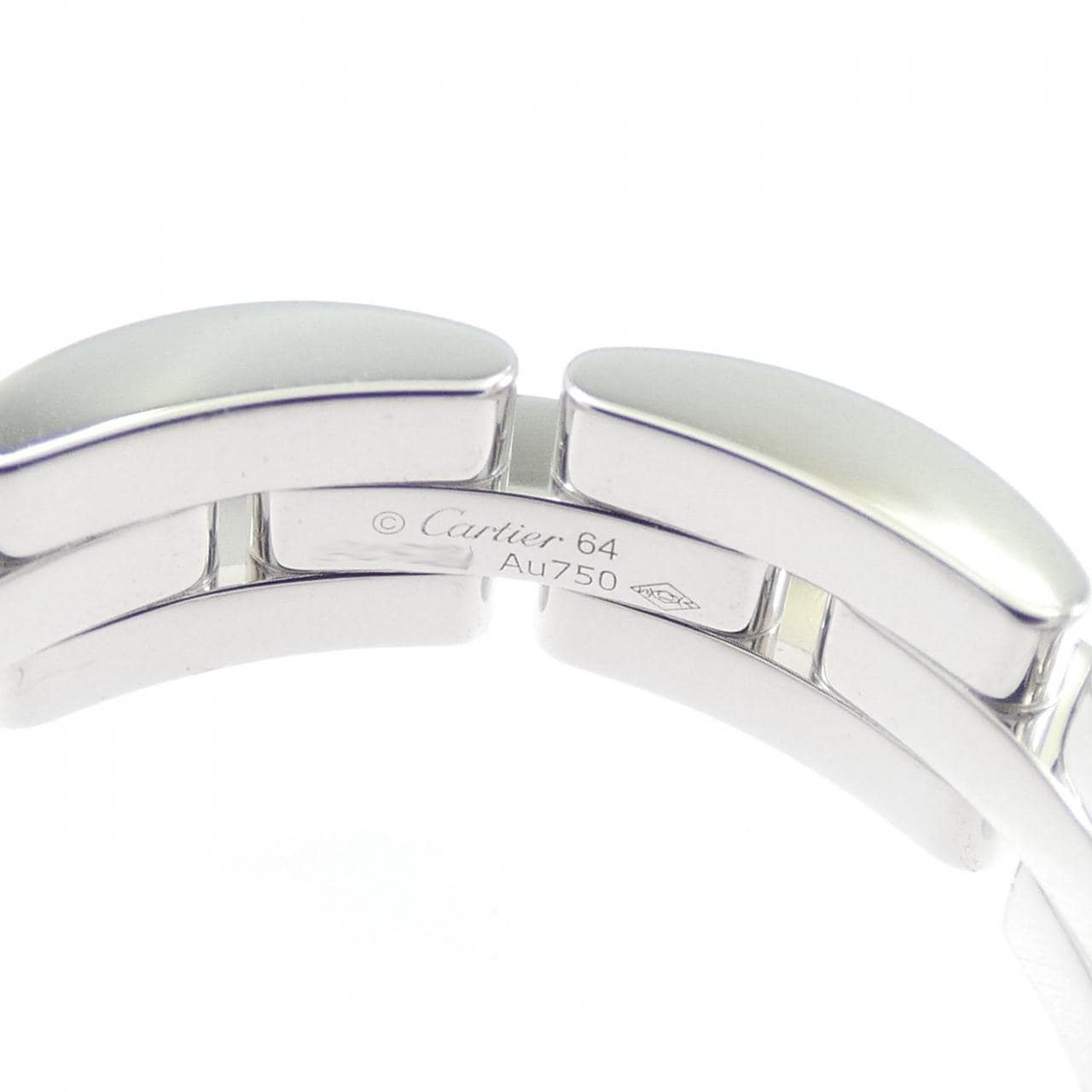 カルティエ マイヨンパンテール 3ロウ フルダイヤ リング