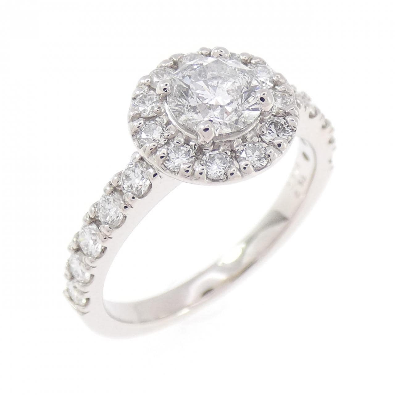 PT900 ダイヤモンド リング 0.518CT G I1 VG