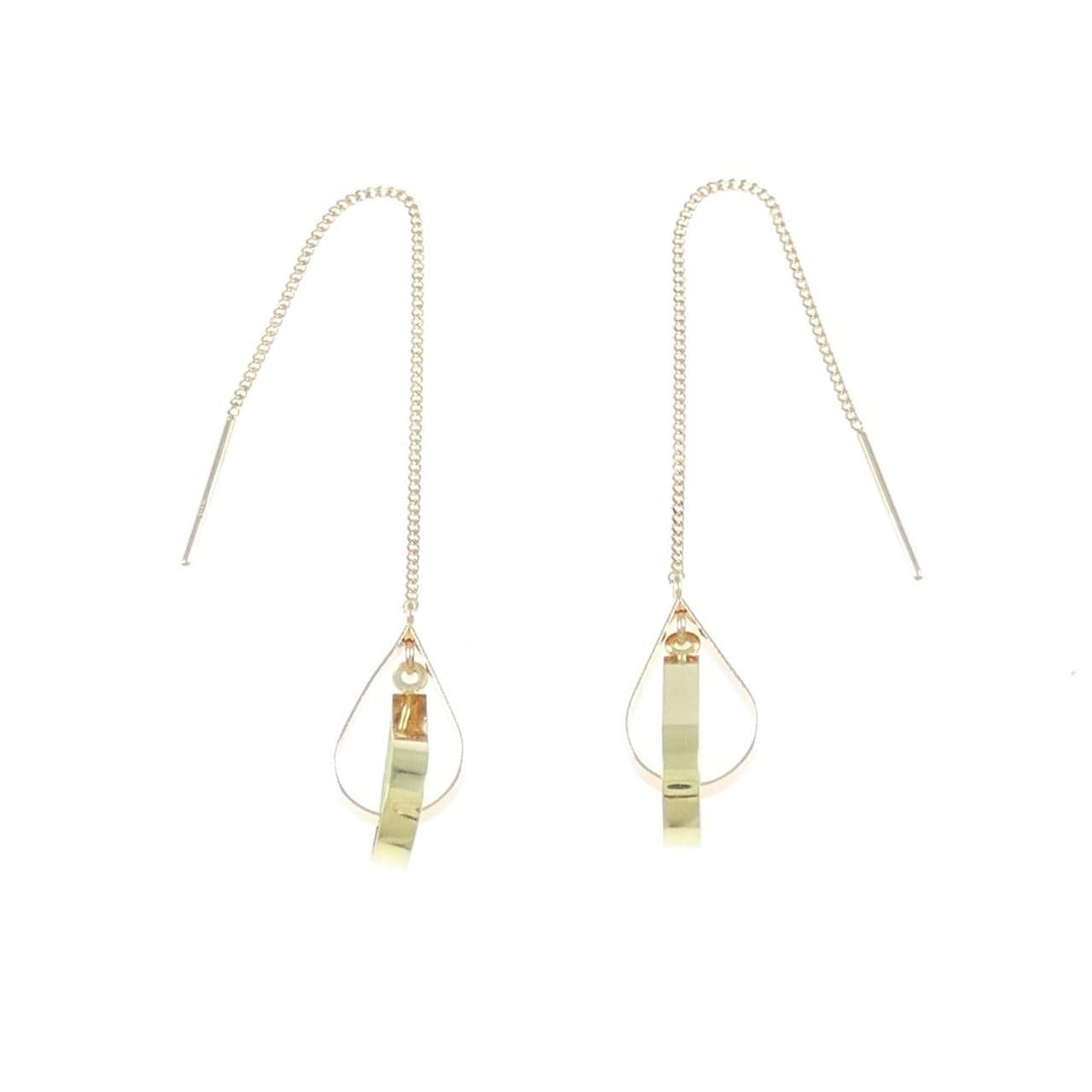 K18YG earrings
