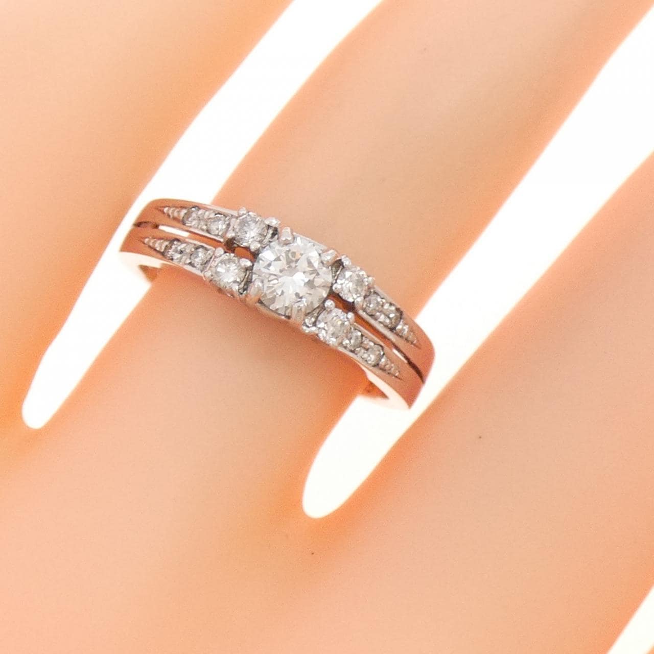 PT900 ダイヤモンド リング 0.23CT