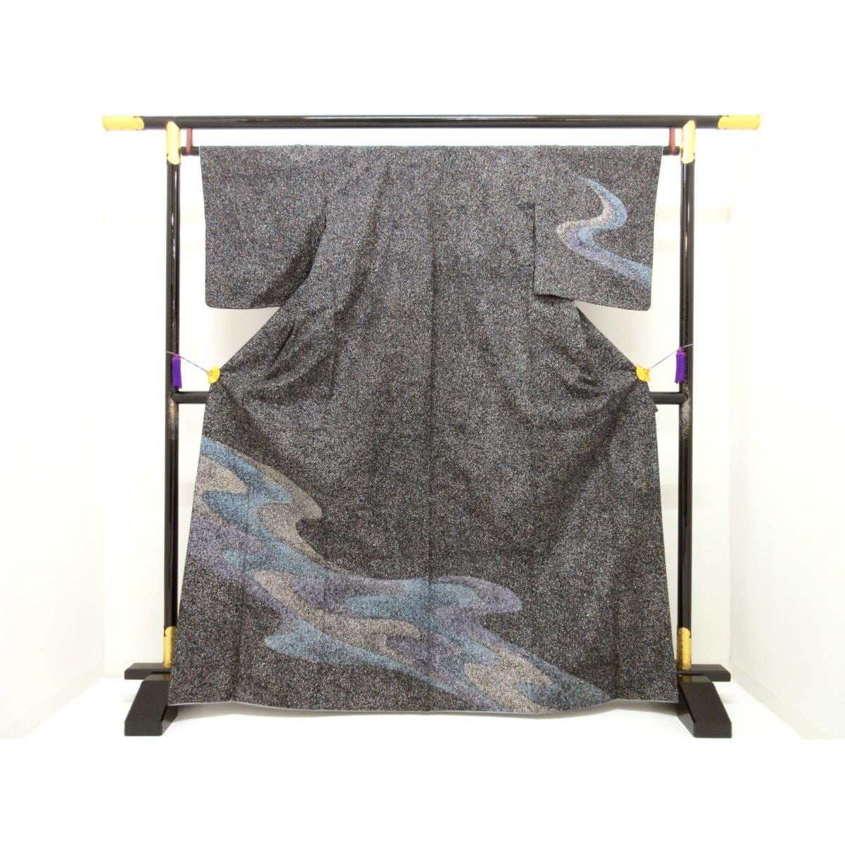 訪問着　小糸敏　染紬