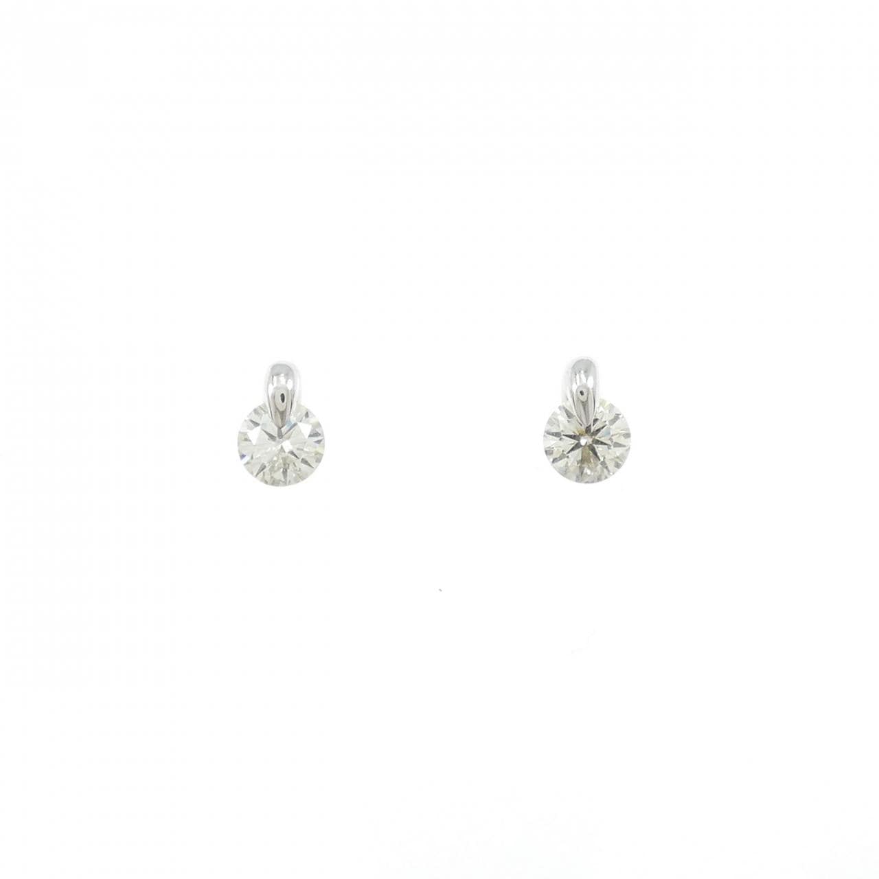 PT900 ダイヤモンド ピアス 0.50CT