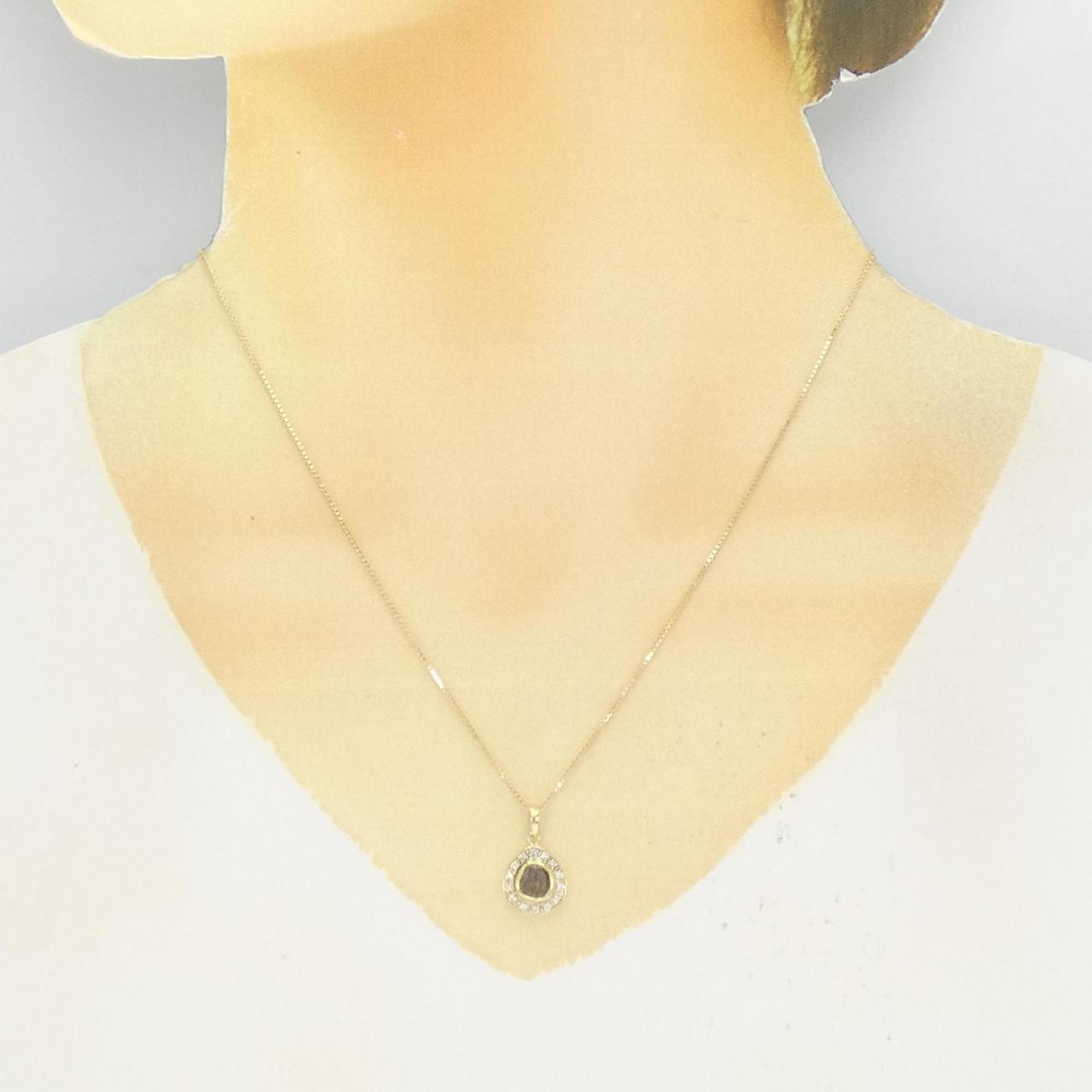 K10YG/K18YG ダイヤモンド ネックレス 0.20CT
