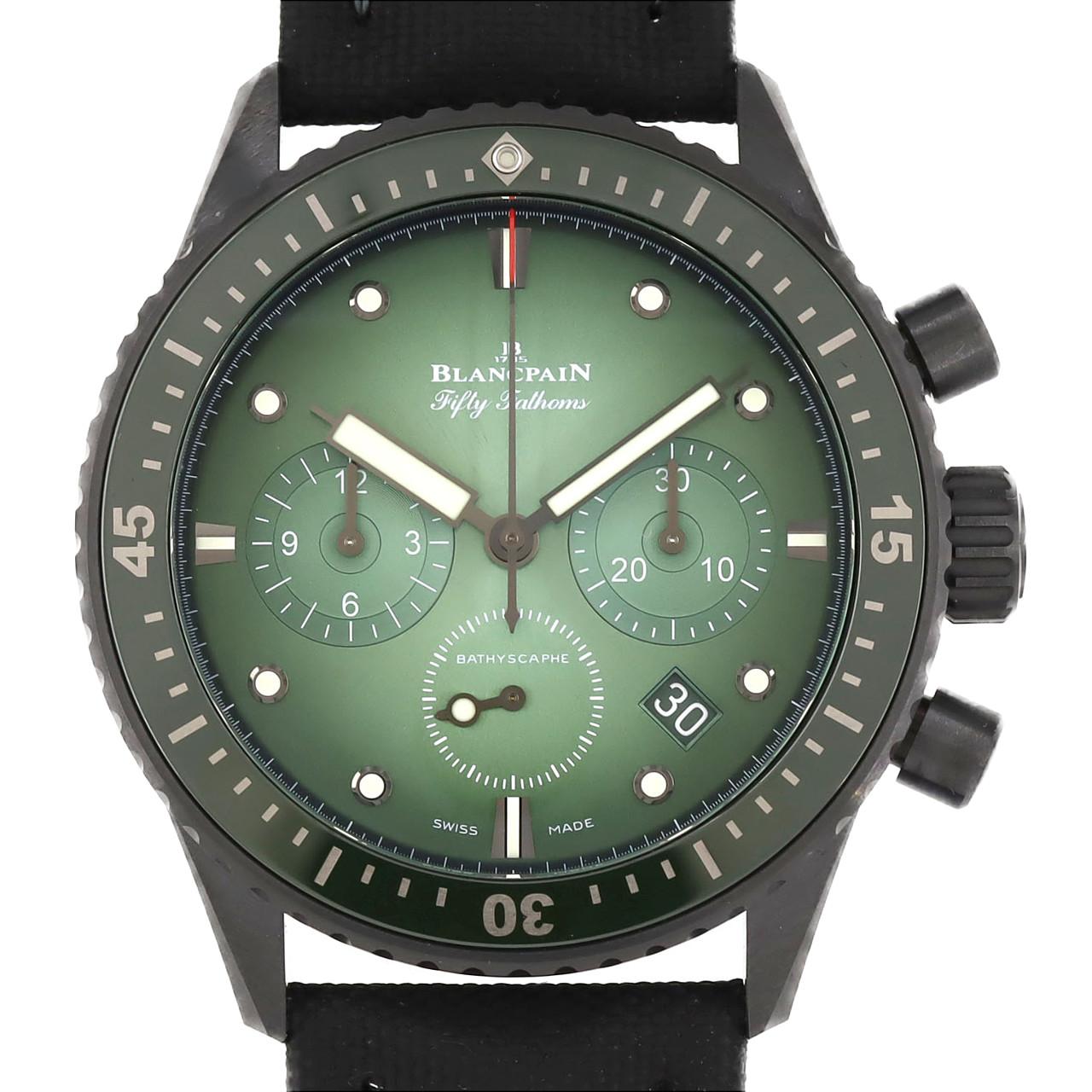 [新品] Blancpain五十噚深潜器飞返计时码表 5200-0153-B52A 陶瓷自动上弦