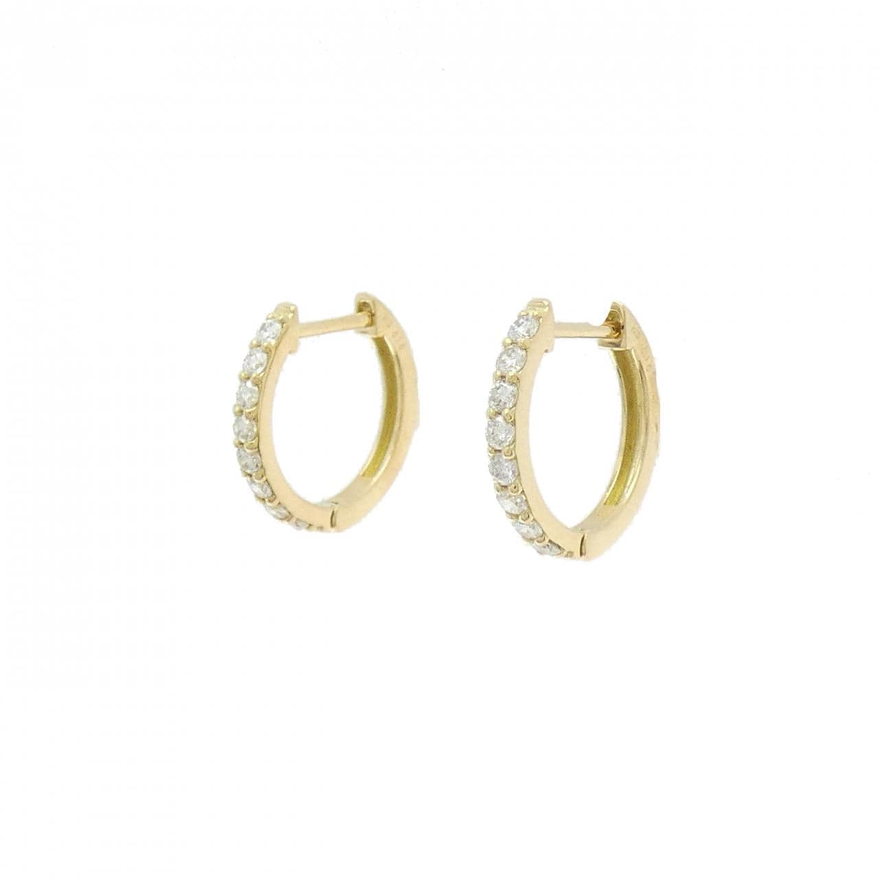 【リメイク】K18YG ダイヤモンド ピアス 0.20CT