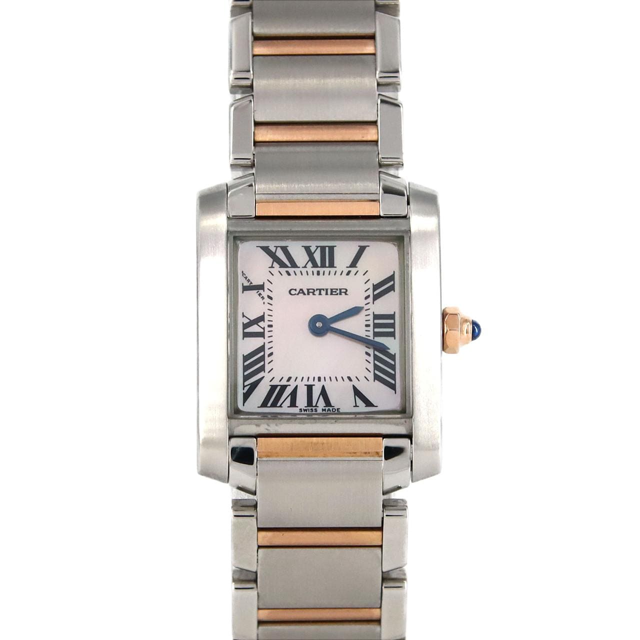 Cartier Tank Française SM PG Combi W51027Q4 SSxPG石英