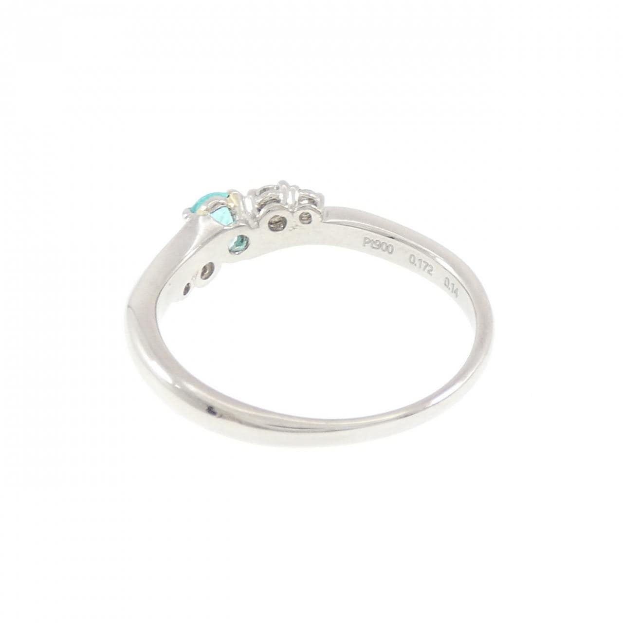 PT900 パライバトルマリン リング 0.172CT