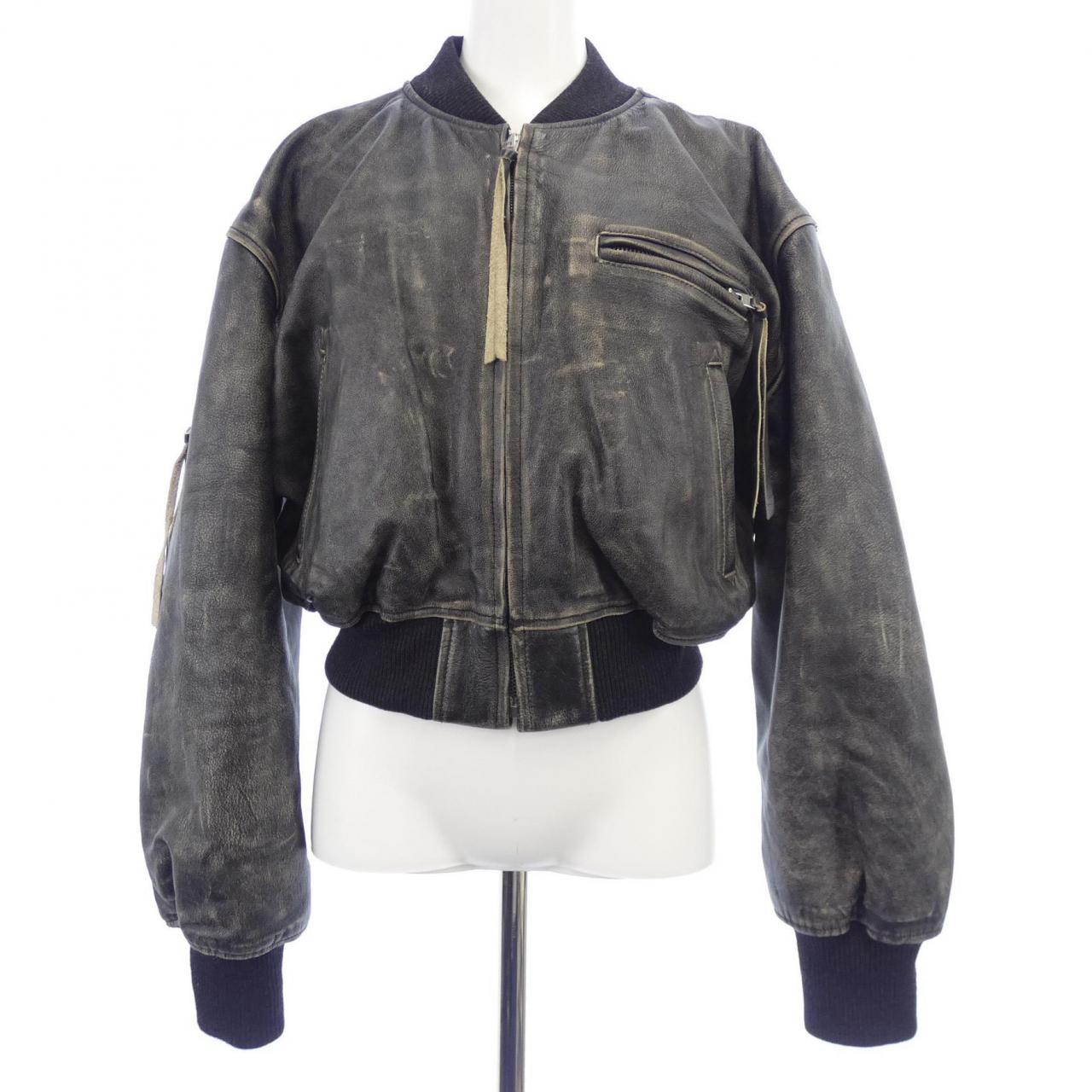 Acne Studios A70107 Leather Jacket