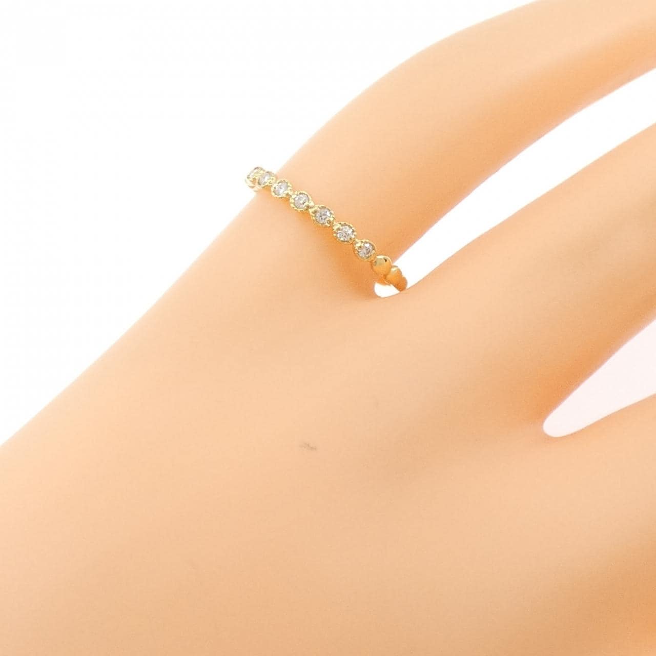 K18YG ダイヤモンド リング 0.04CT