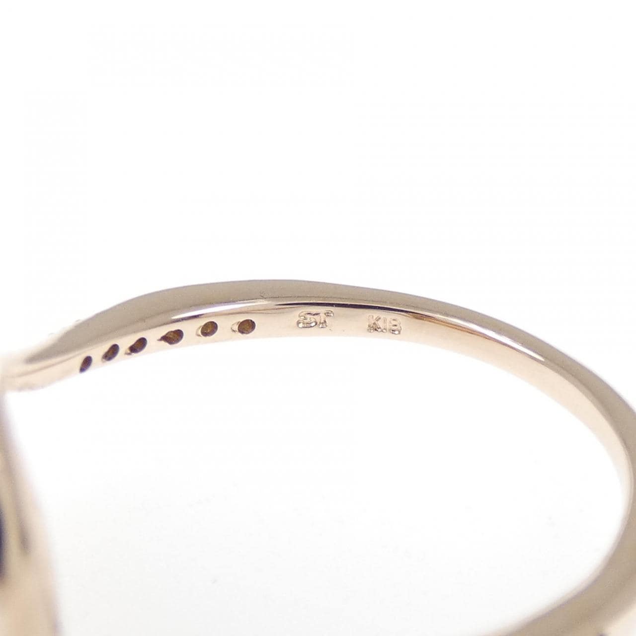 サマンサティアラ ハート ローズクオーツ リング