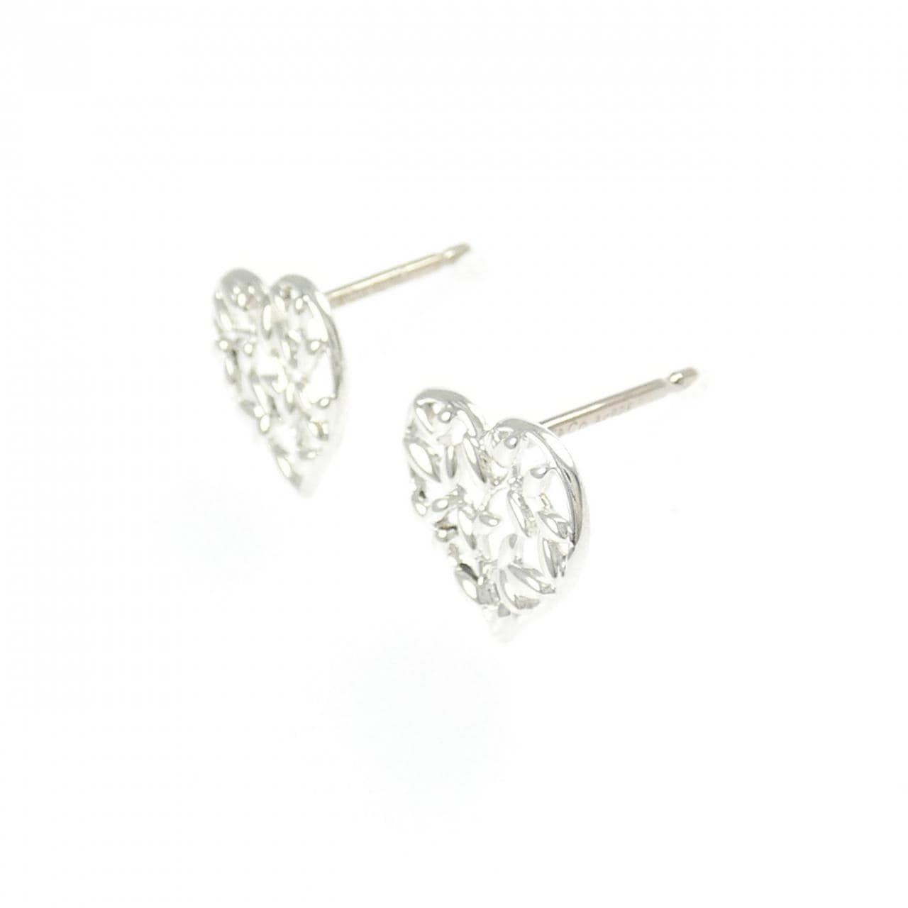 ティファニー オリーブリーフ ハート ピアス