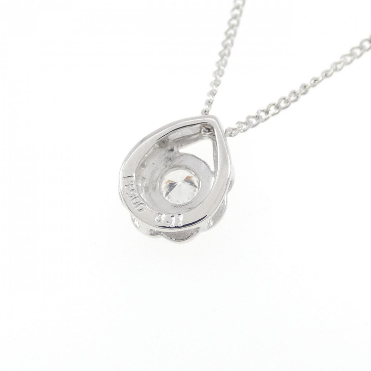 PT900/PT850 ダイヤモンド ネックレス 0.11CT