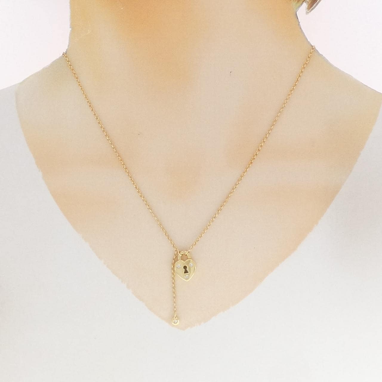スタージュエリー ダイヤモンド ネックレス 0.06CT