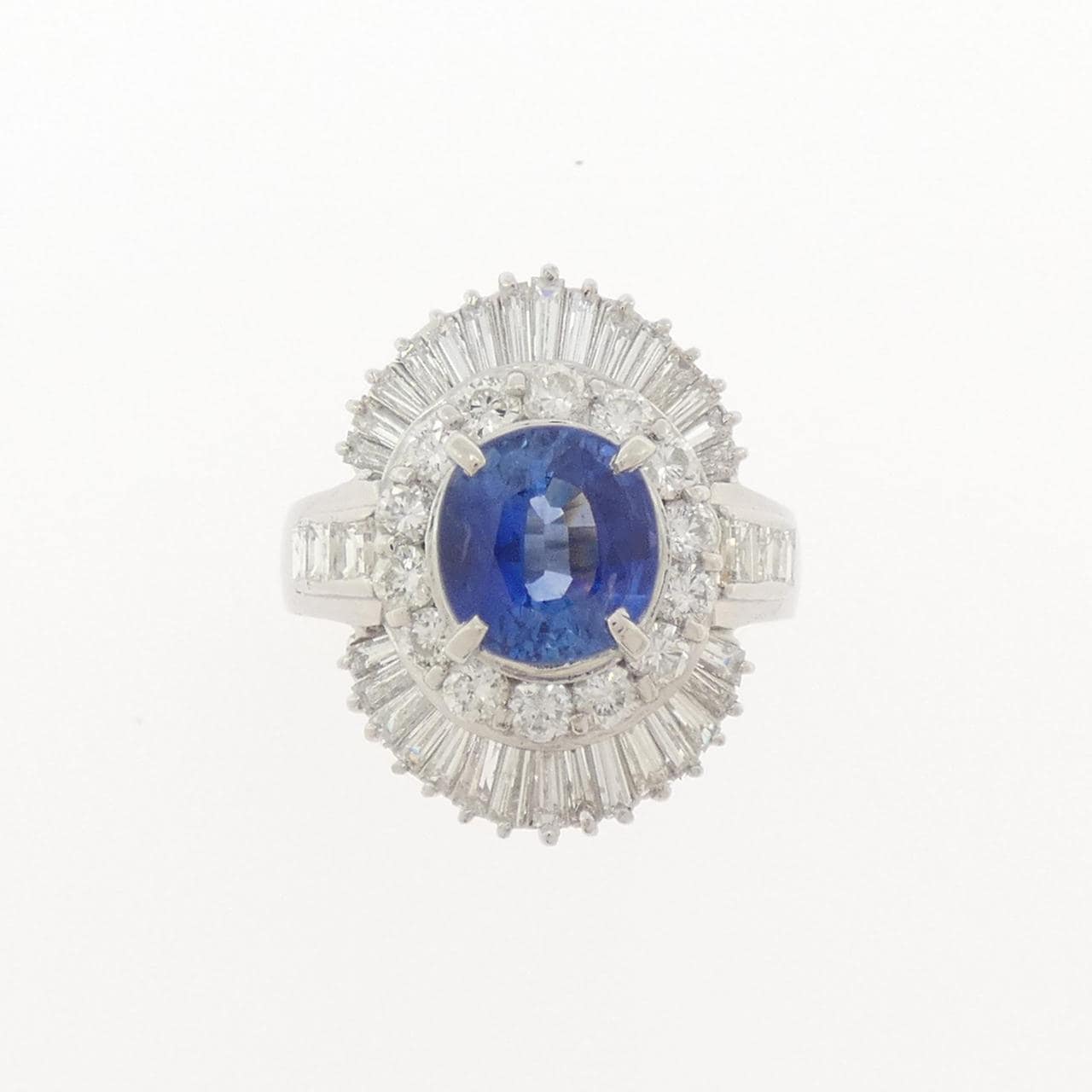 PT900 サファイヤ リング 2.09CT