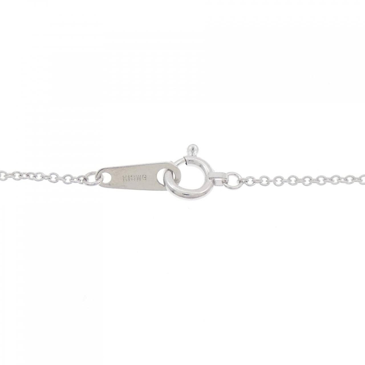 K18WG ダイヤモンド ネックレス 1.00CT