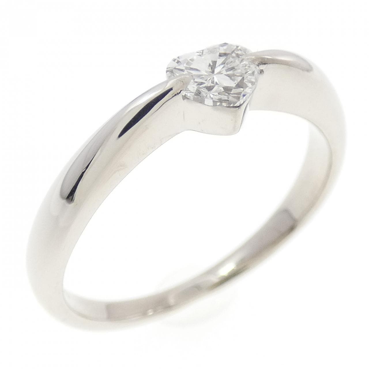 PT900 ハート ダイヤモンド リング 0.285CT
