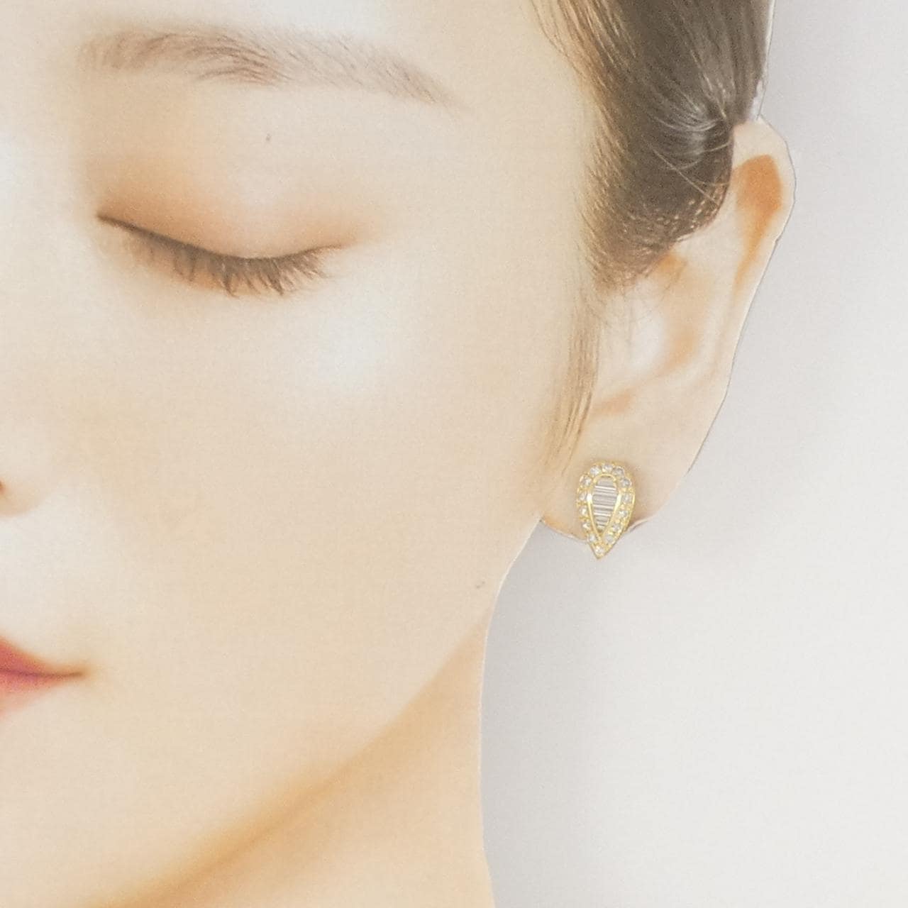 K18YG ダイヤモンド イヤリング 1.38CT