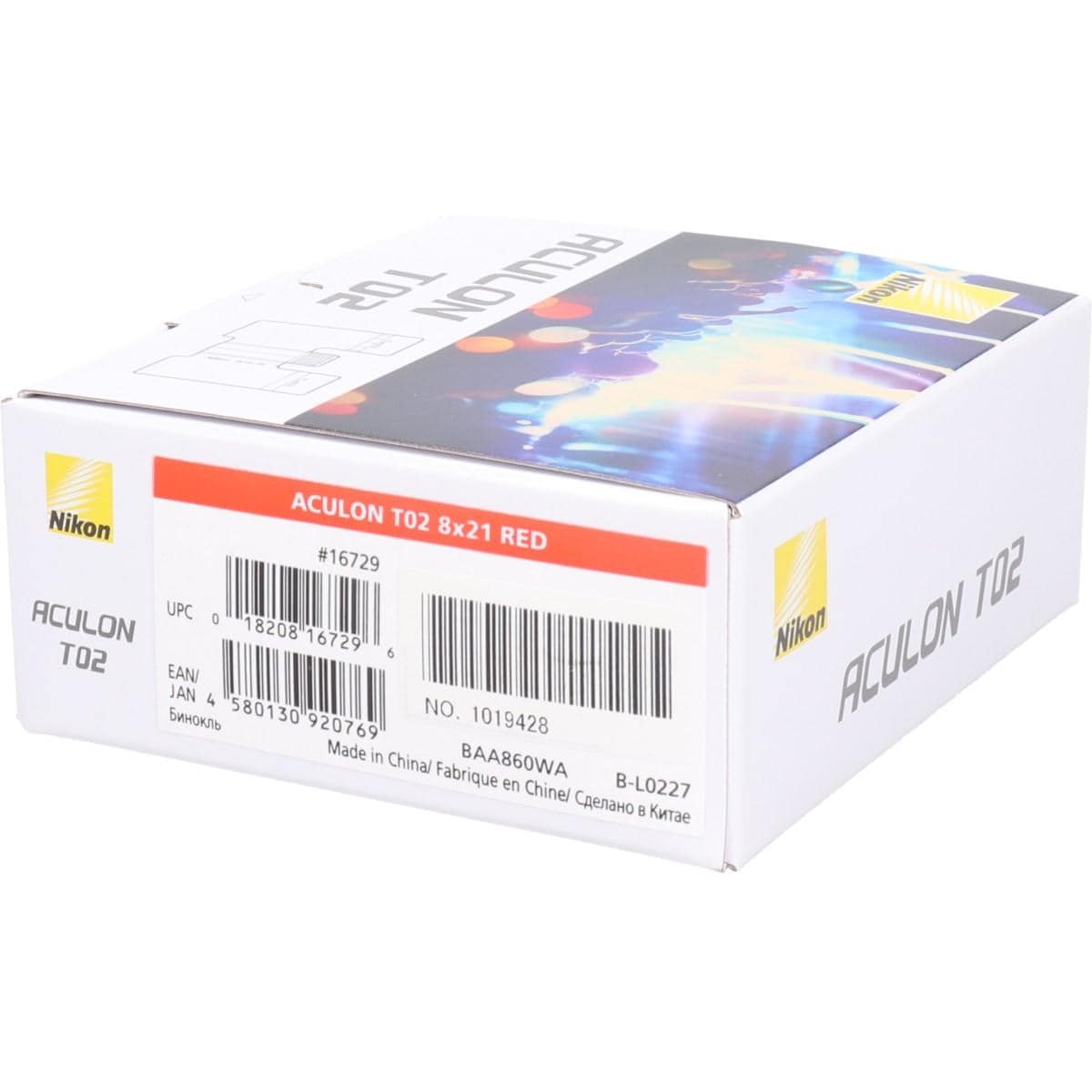 【未使用品】ＡＣＵＬＯＮ　Ｔ０２　８Ｘ２１　レッド