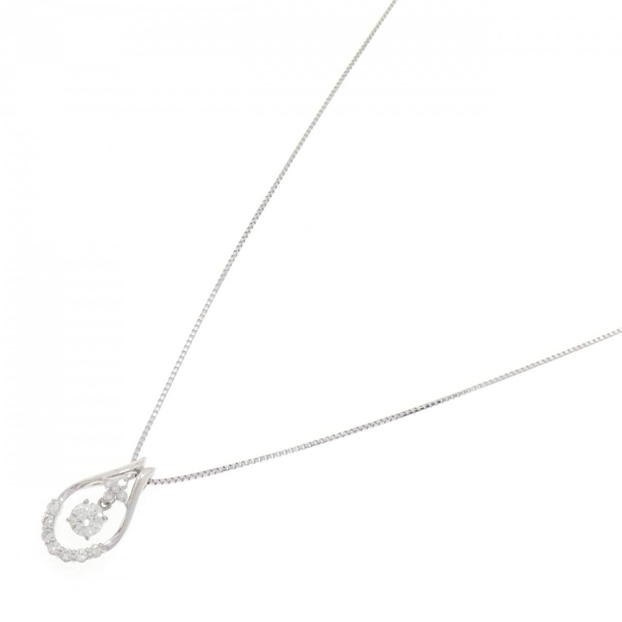 PT900/PT850 ダイヤモンド ネックレス 0.22CT