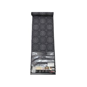 【新品】着尺反物　【本場奄美大島紬】枡屋儀兵衛　藍染　七マルキ