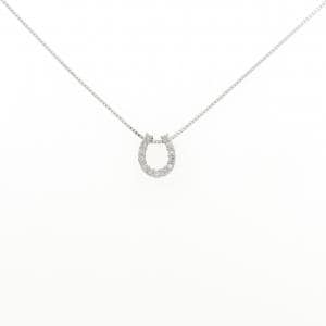 PT900/PT850 ホースシュー ダイヤモンド ネックレス 0.15CT