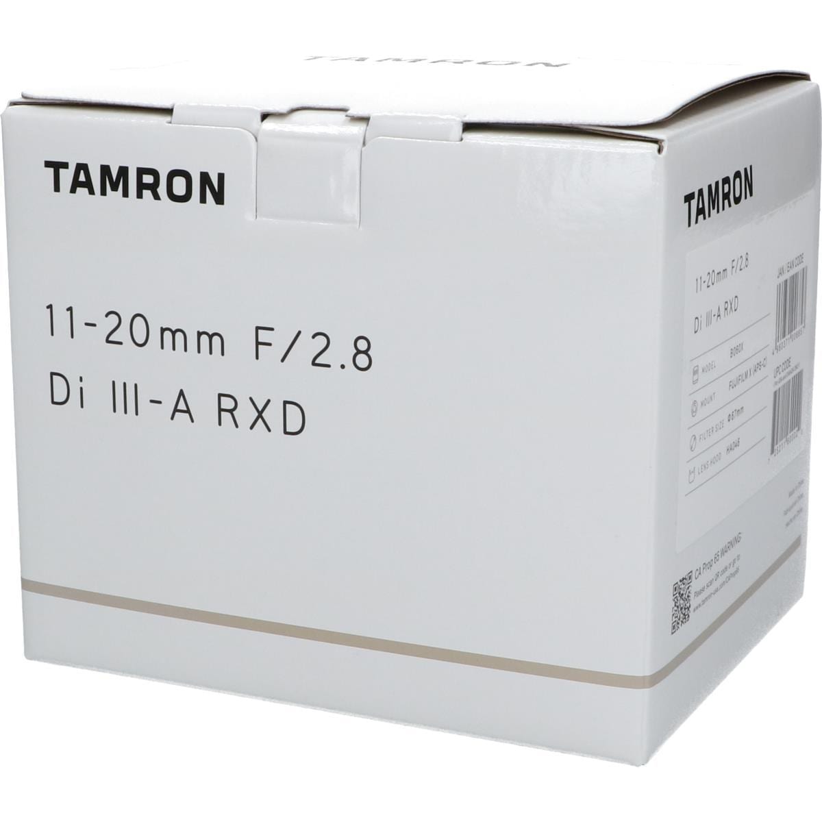 [新品] 腾龙 X11-20mm F2.8DIIII-A RXD B060