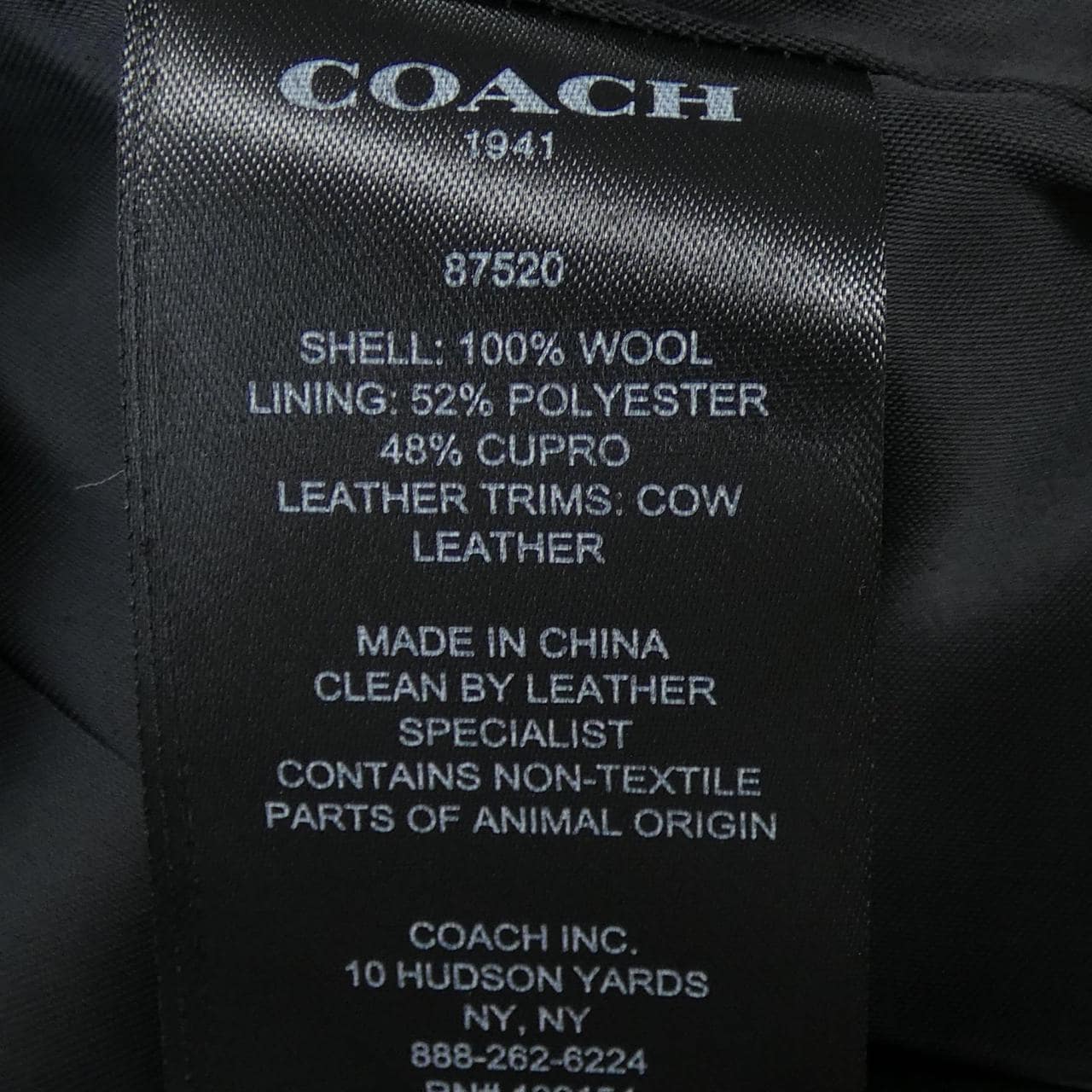 コーチ COACH 87520 ジャケット