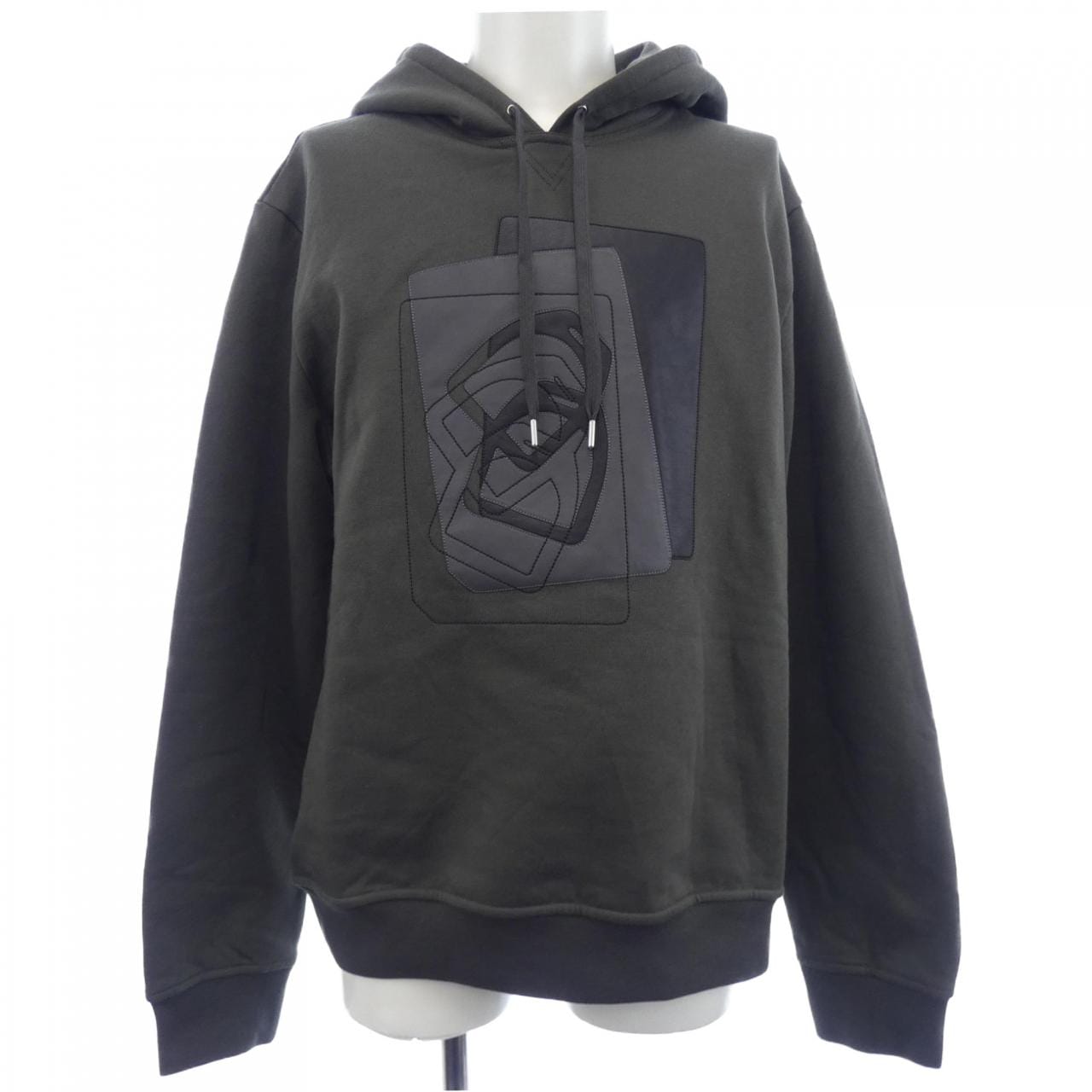 エルメス HERMES フーデッドパーカレザーパッチ　ETRIERS DECALES 367800HA パーカー