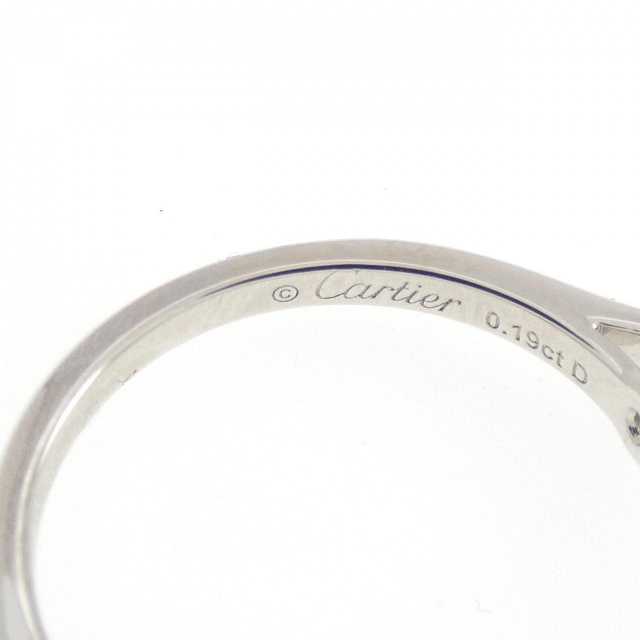 カルティエ 1895 ソリテール リング 0.19CT