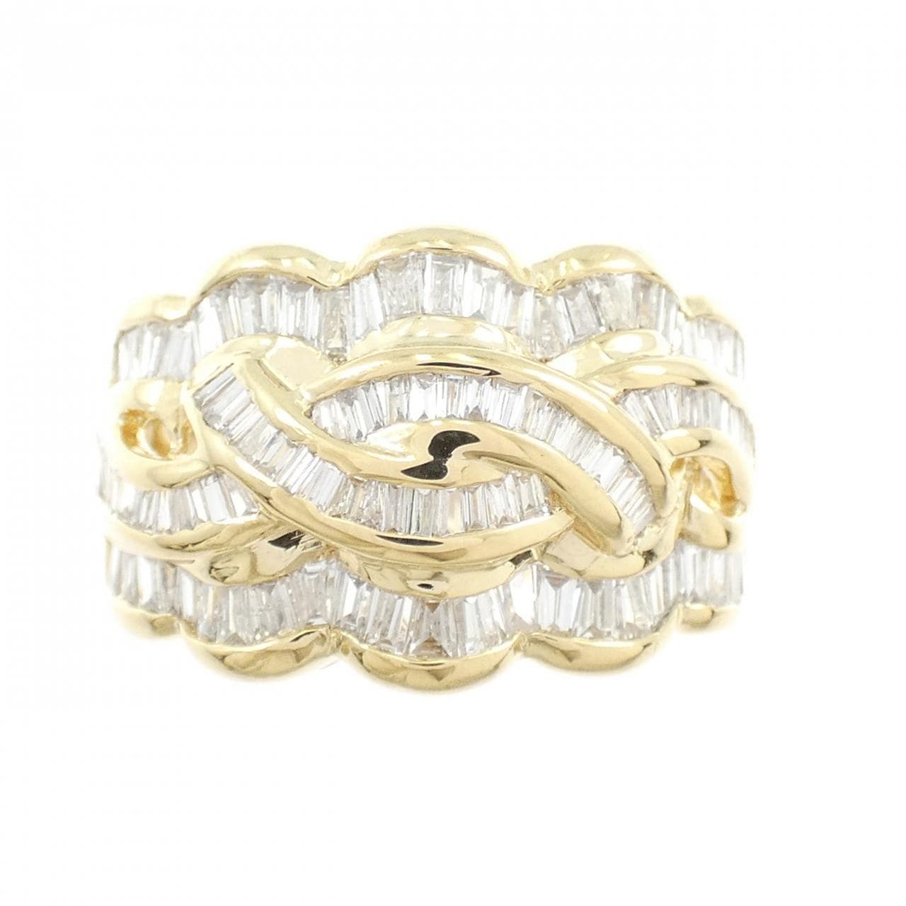 K18YG ダイヤモンド リング 1.50CT