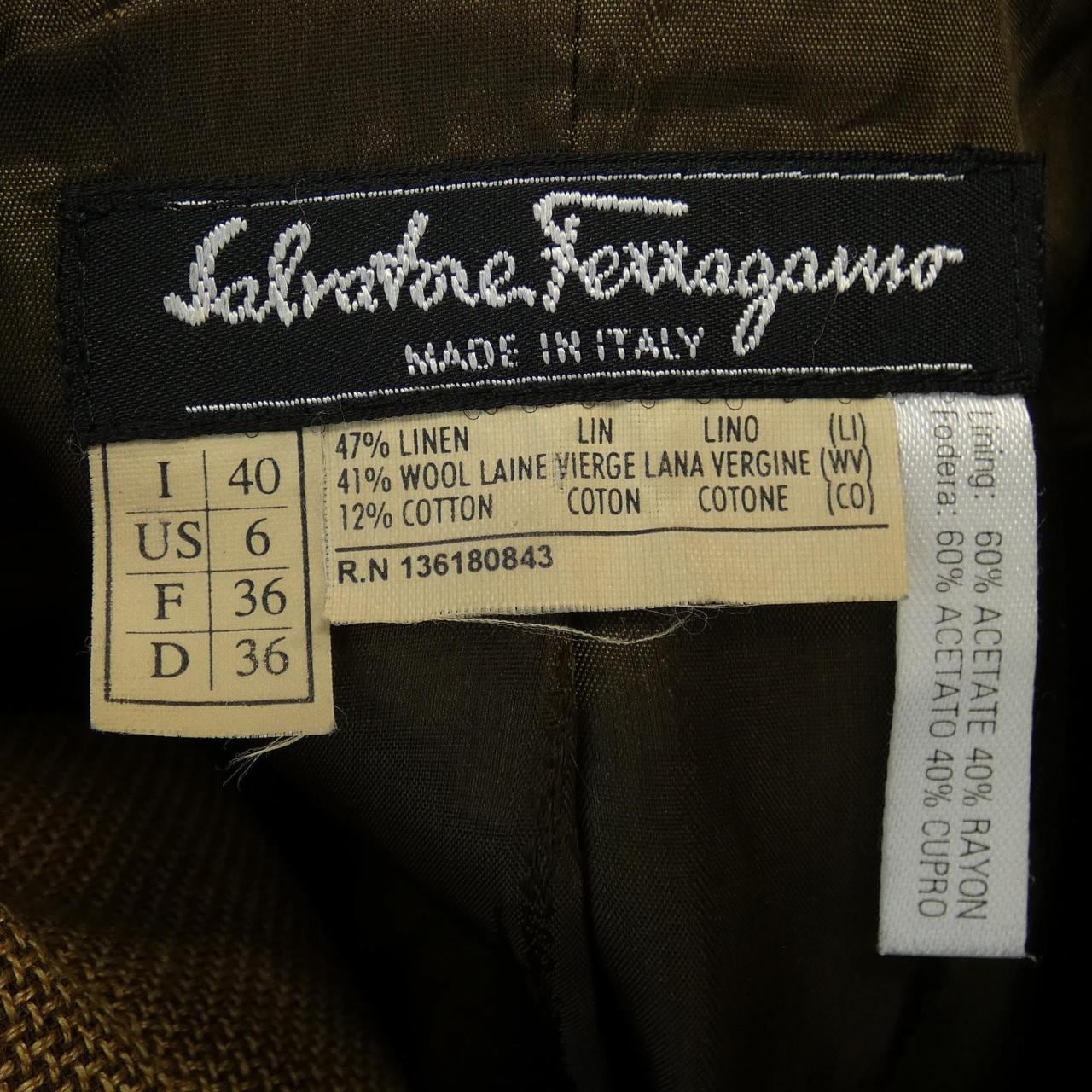 [vintage] 菲拉格慕 FERRAGAMO 夹克