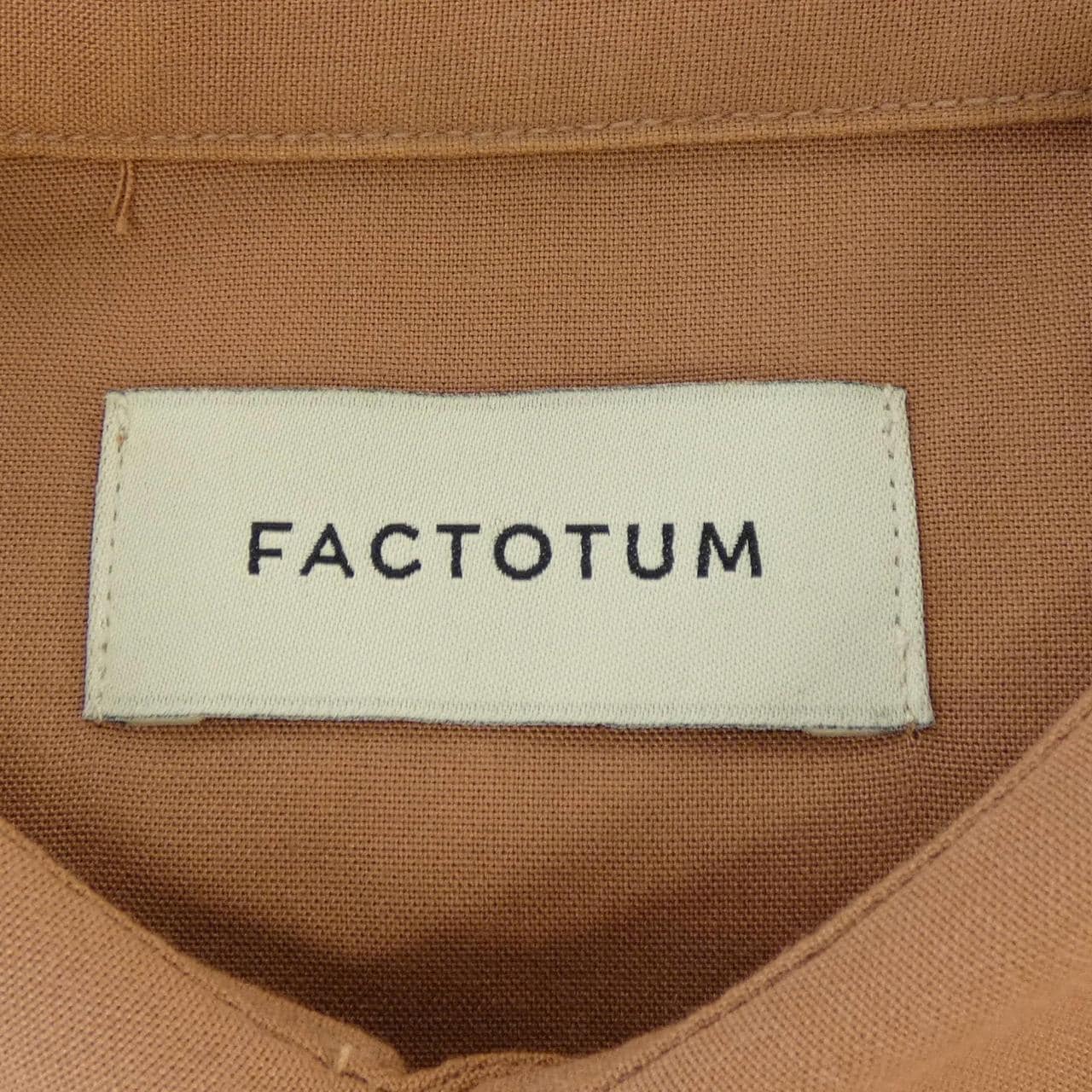 ファクトタム FACTOTUM S／Sシャツ