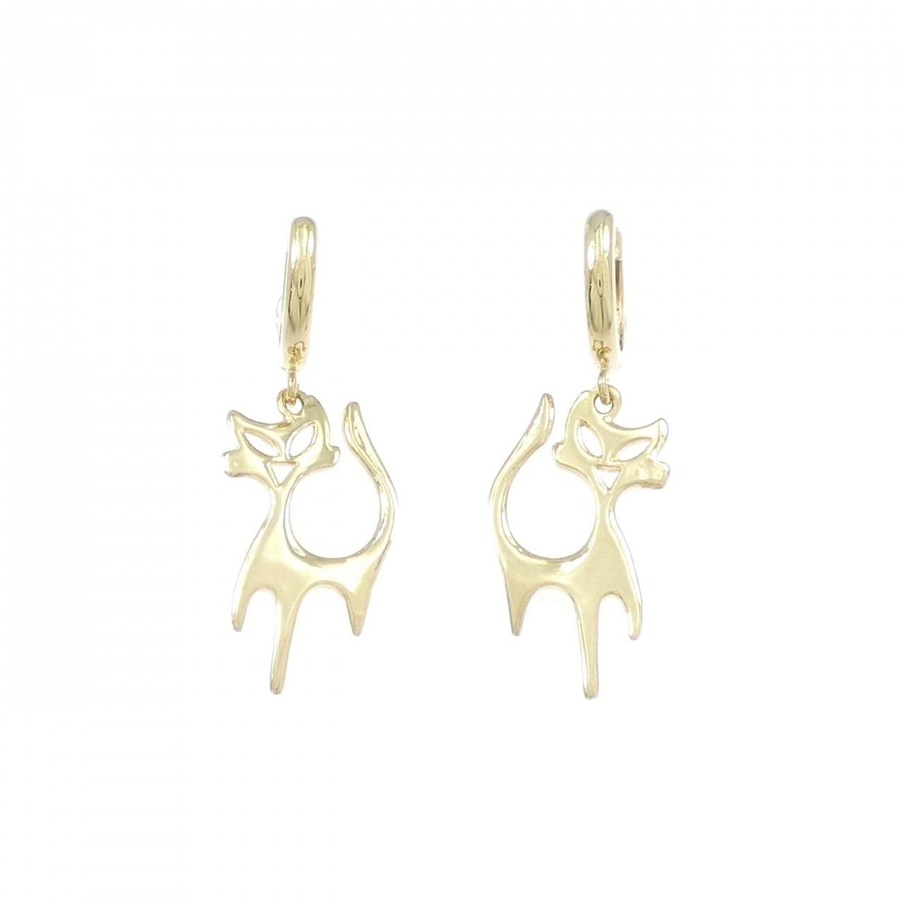 K18YG キャット ピアス