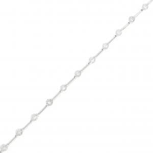 K18WG ダイヤモンド ブレスレット 1.70CT