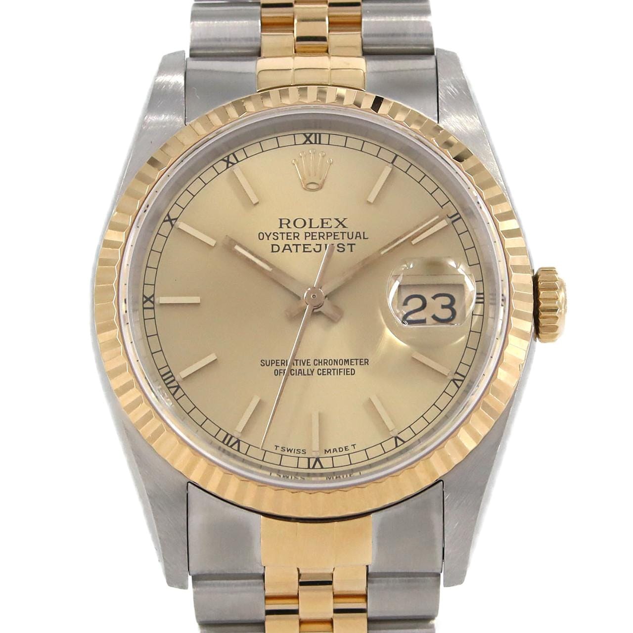 ROLEX Datejust 16233 SSxYG自動上弦L 編號